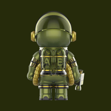 MEGA SPACE MOLLY 100% CLOT-Olive Alienegra