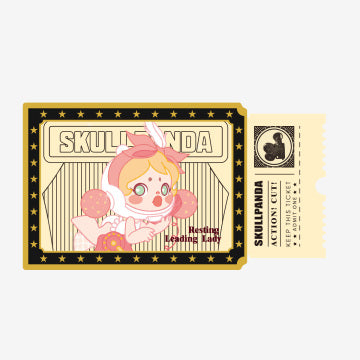 SKULLPANDA Action! Cut! Series Fridge Magnet