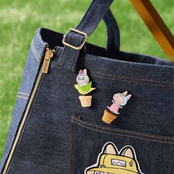 THE MONSTERS FALL IN WILD SERIES-Denim Apron Bag