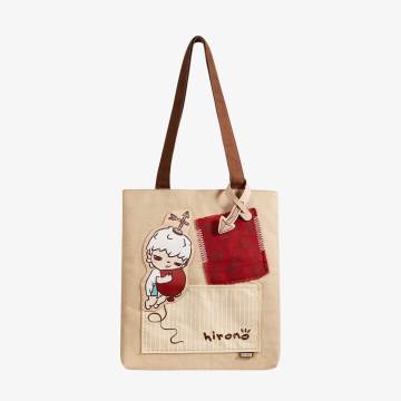Hirono Mime Series-Canvas Messenger Bag