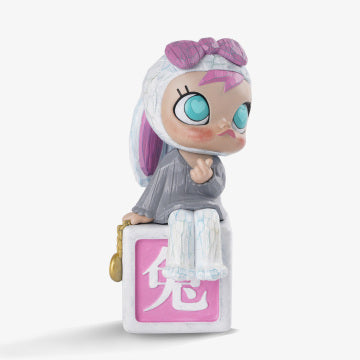 MOLLY 17th anniv Statue The Moon Rabbit - Pink ver.