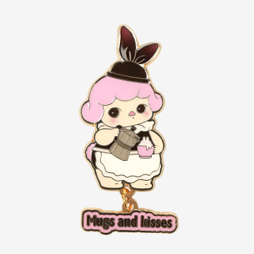 PUCKY Rabbit Cafe Series-Badge BLind Box
