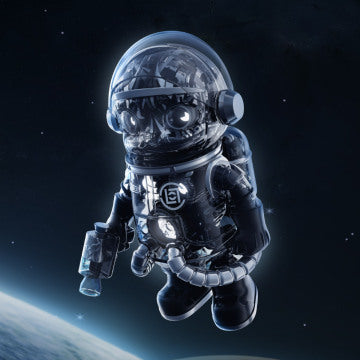 MEGA SPACE MOLLY 400% CLOT-Black Alienegra Set