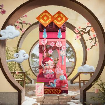 Wealthy Snake's New Year Celebration - Fortunate Hand Series Block Figures