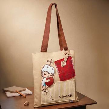 Hirono Mime Series-Canvas Messenger Bag