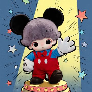 DIMOO WORLD × DISNEY Series-Mickey Vinyl Plush Bag