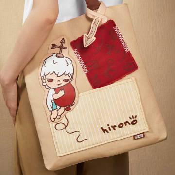 Hirono Mime Series-Canvas Messenger Bag