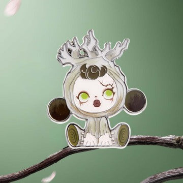 SKULLPANDA The Ink Plum Blossom Series-Badge Blind Box