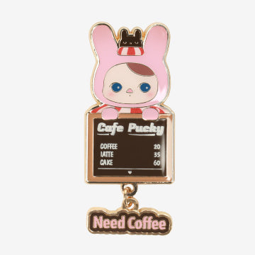 PUCKY Rabbit Cafe Series-Badge BLind Box