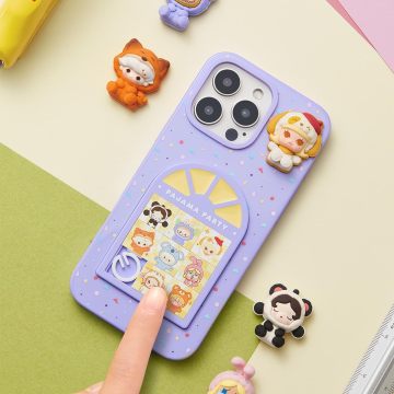 POP BEAN Pajama Party sliding hole phone case
