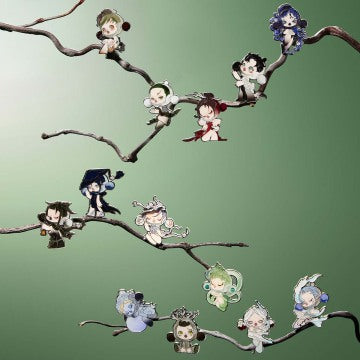SKULLPANDA The Ink Plum Blossom Series-Badge Blind Box