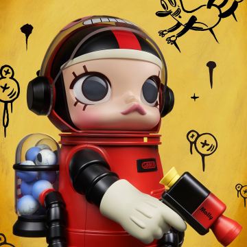 MEGA SPACE MOLLY 400% Gary Baseman