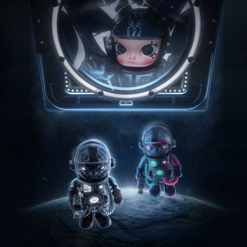 MEGA SPACE MOLLY 400% CLOT-Black Alienegra Set