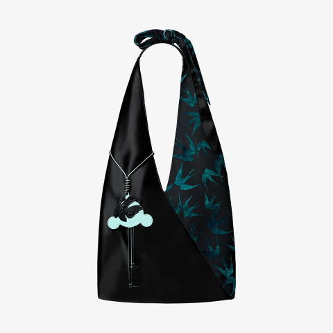 SKULLPANDA The Ink Plum Blossom Series-Bead String Mini Bag