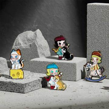 MOLLY Anniversary Statues Classical Retro Series-Badge Blind Box