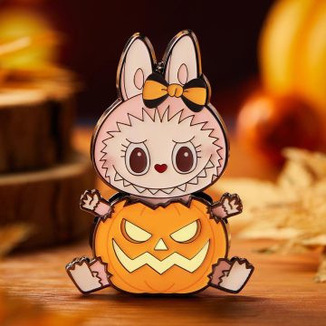 Happy Halloween Party Series- MOLLY Pumpkin Fridge Magnet Badge
