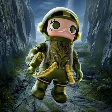 MEGA SPACE MOLLY 100% CLOT-Olive Alienegra