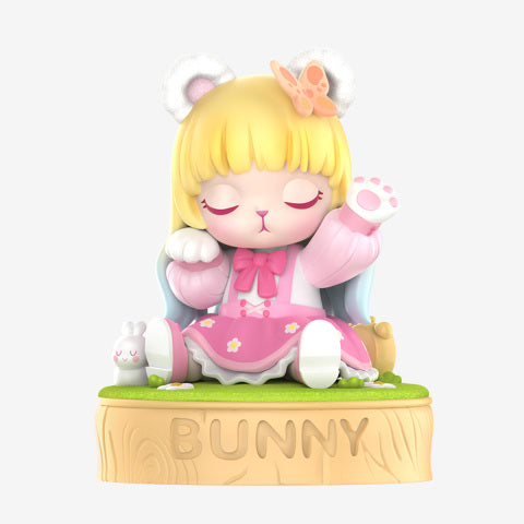 Bunny Elfin Flower Bud Figurine