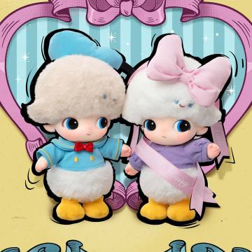 DIMOO WORLD × DISNEY Series-Vinyl Plush Keychain Blind Box