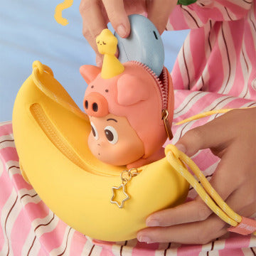 POP BEAN Pajama Party Twinkle silicone crossbody bag