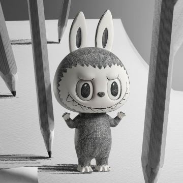 MEGA LABUBU 400% Sketch