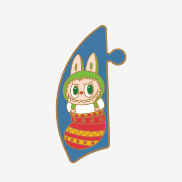 Labubu Christmas Fridge Magnet