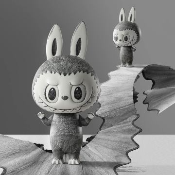 MEGA LABUBU 400% Sketch