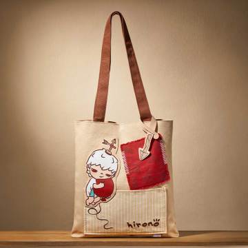 Hirono Mime Series-Canvas Messenger Bag