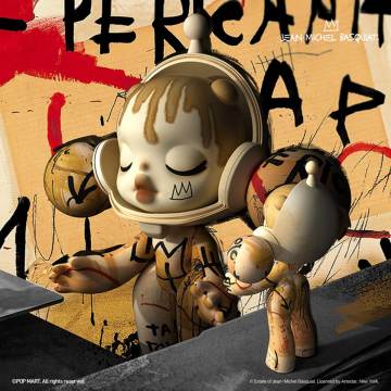 MEGA α SKULLPANDA 1000% JEAN-MICHEL BASQUIAT