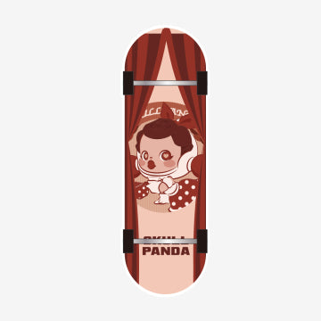 SKULLPANDA Action! Cut! Finger Skateboard Badge