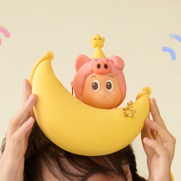 POP BEAN Pajama Party Twinkle silicone crossbody bag