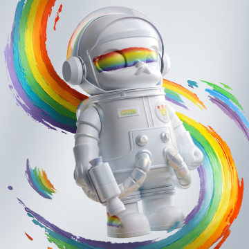 MEGA SPACE MOLLY 400% Rainbow
