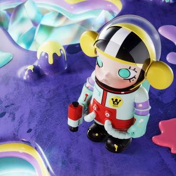 MEGA COLLECTION 1000% SPACE MOLLY Little Painter